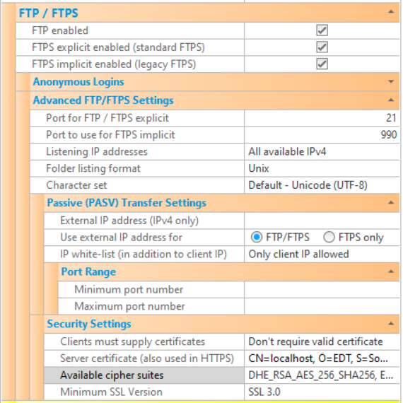 CompleteFTP: FTP/FTPS