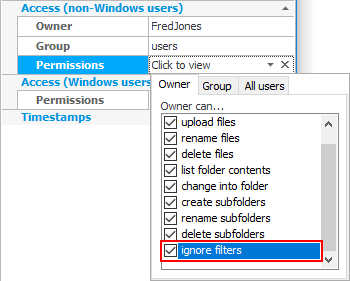 Filename Blocking Filters