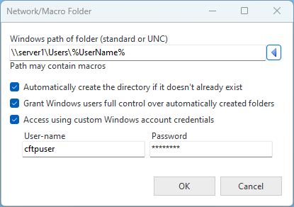 Add Root Network/Macro folder