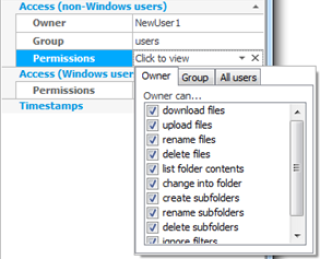 File system permissions - EnterpriseDT